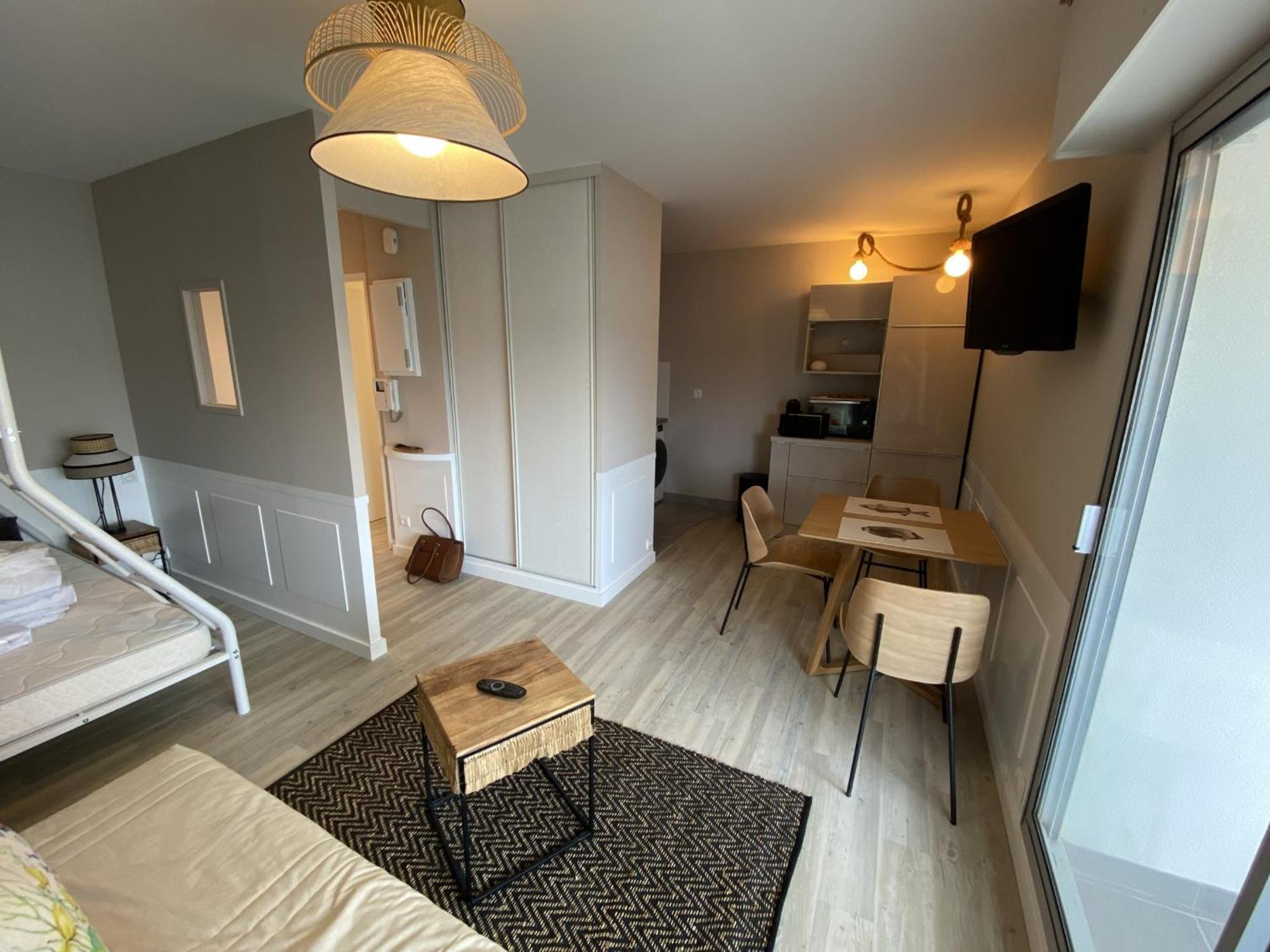 Studio Neuf En Front De Mer Avec Terrasse Et Parking, Ideal Pour 3 Personnes - Fr-1-474-147 Arcachon Buitenkant foto